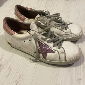 worn, kids golden goose